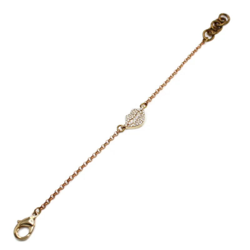 Kiss Me Lips Bracelet sold by Lulu Frost