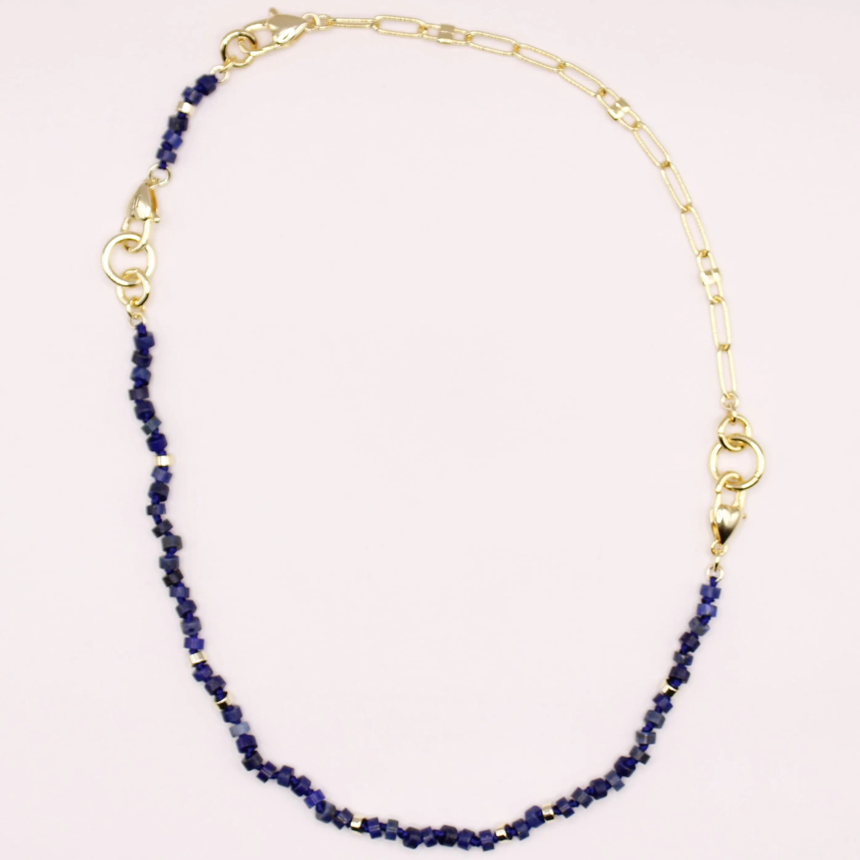 The Convertible Lapis Lazuli Necklace/Bracelet Set sold by Lulu Frost product image thumbnail 2