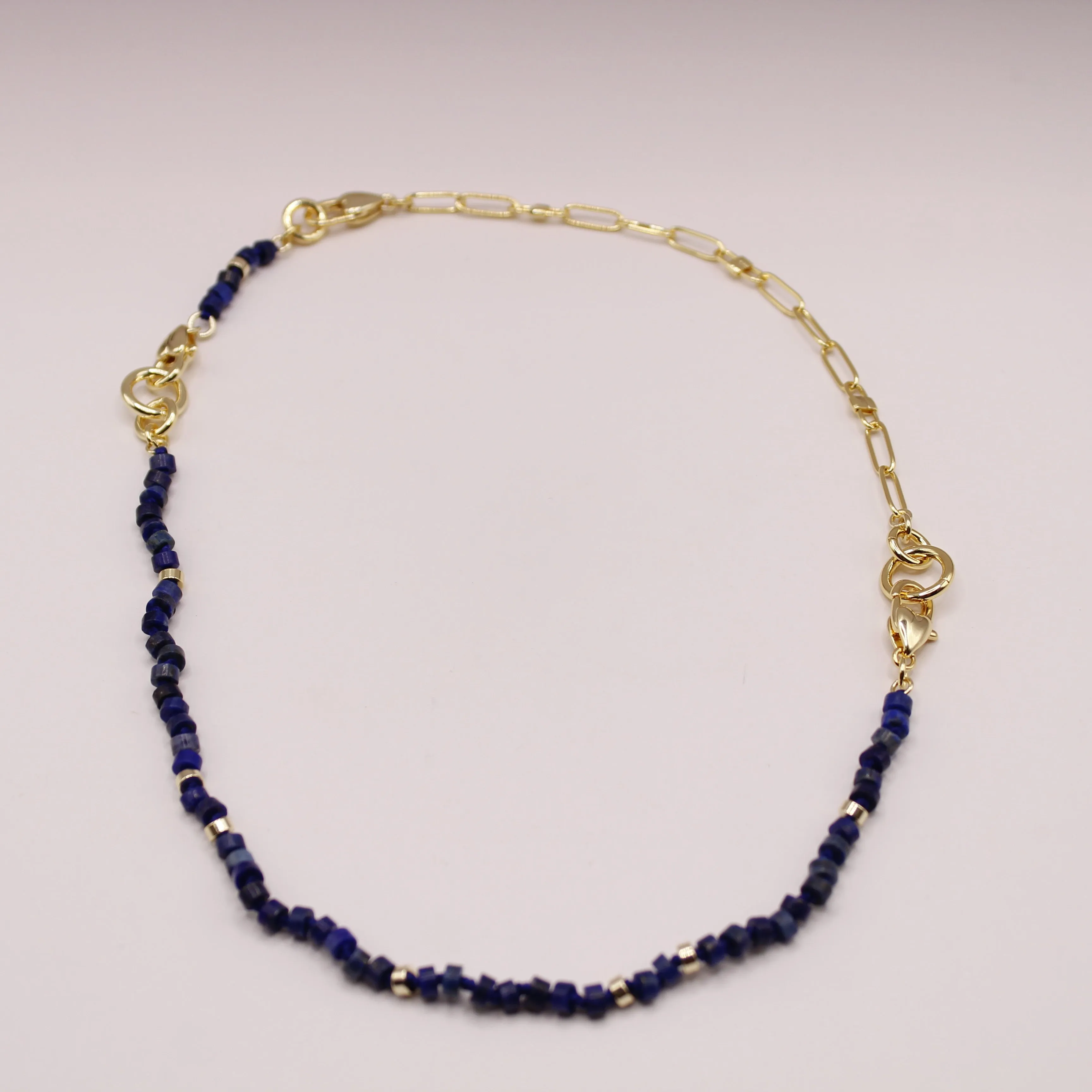 The Convertible Lapis Lazuli Necklace/Bracelet Set sold by Lulu Frost product image thumbnail 3