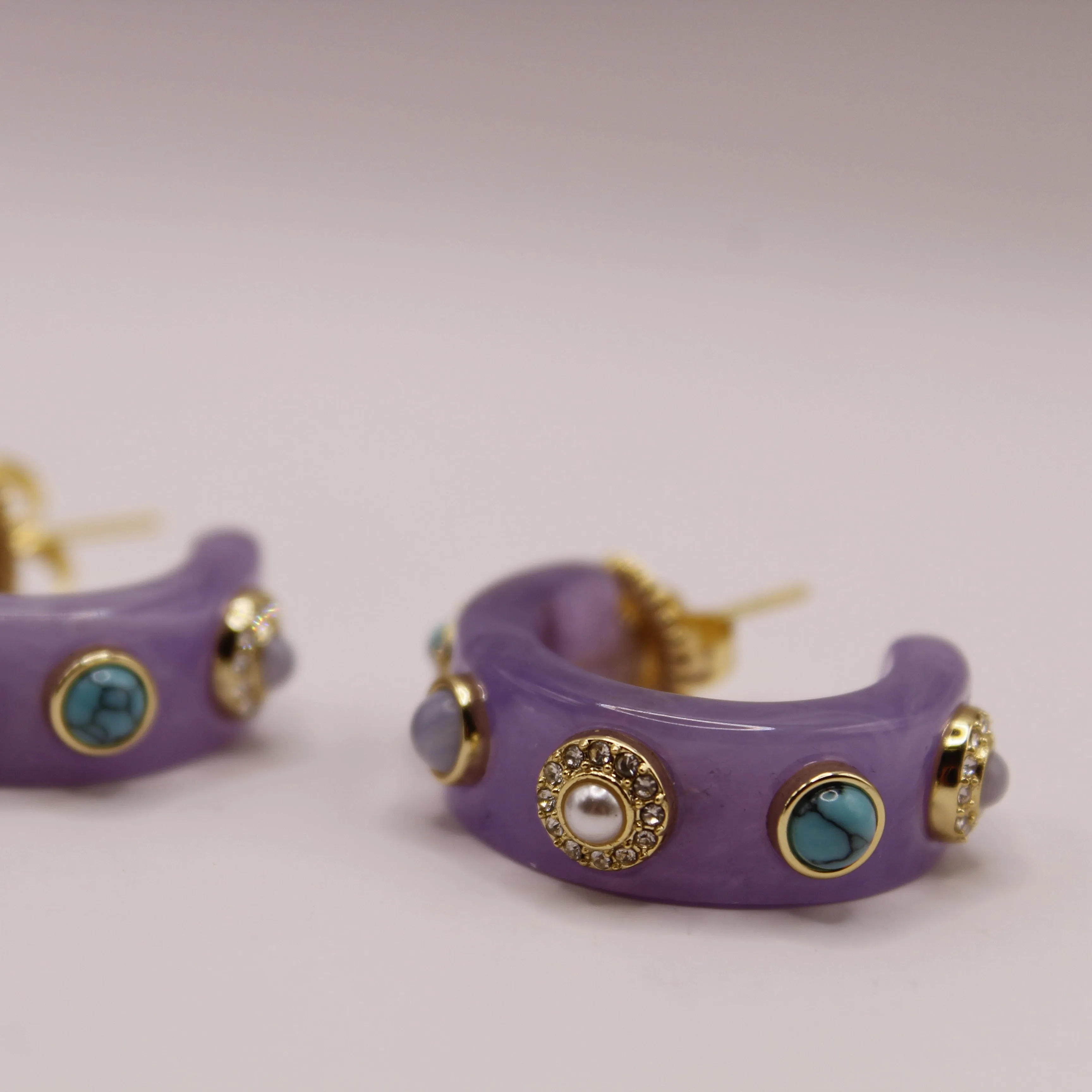 The Aphrodite Hoop Earring sold by Lulu Frost product image thumbnail 3