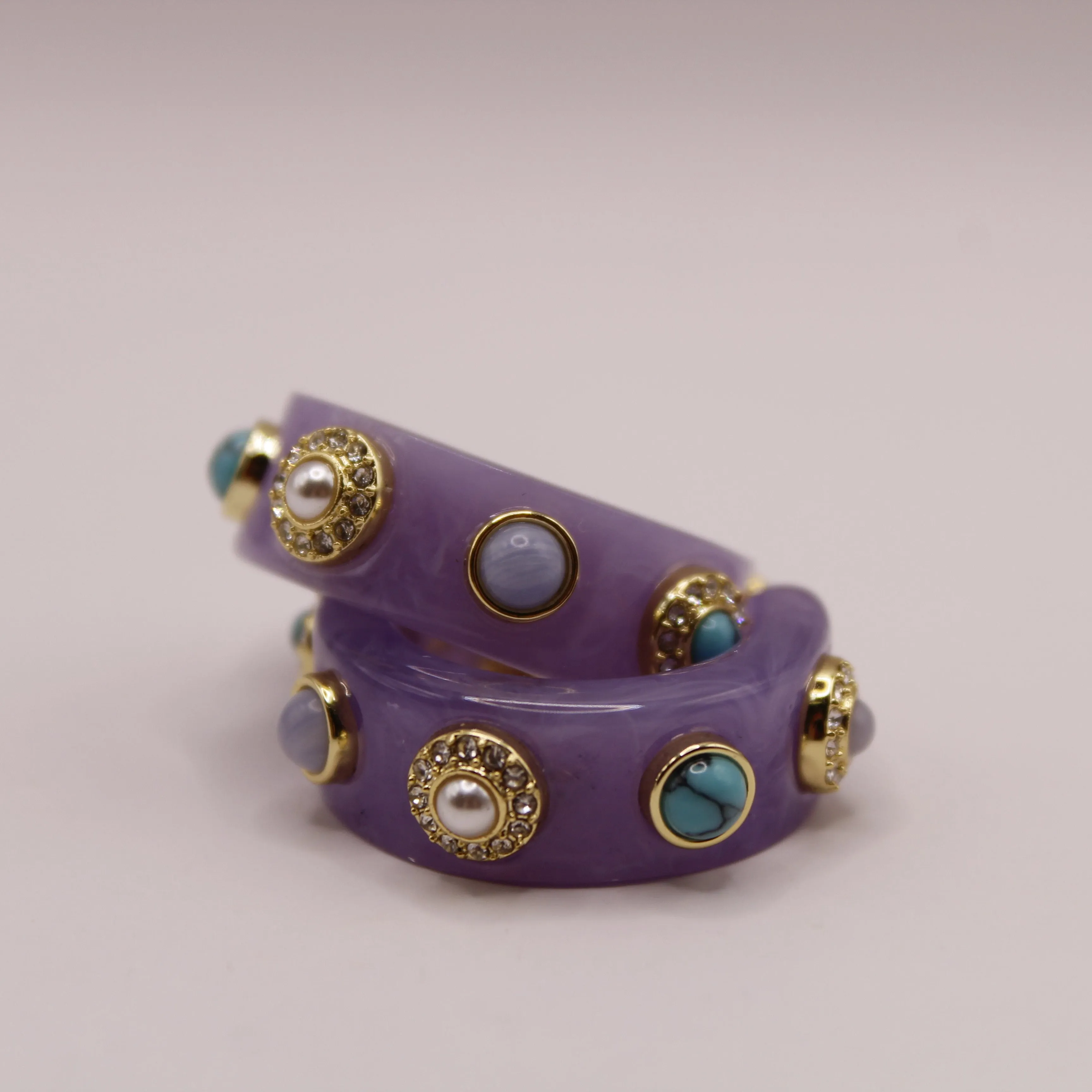 The Aphrodite Hoop Earring sold by Lulu Frost product image thumbnail 4