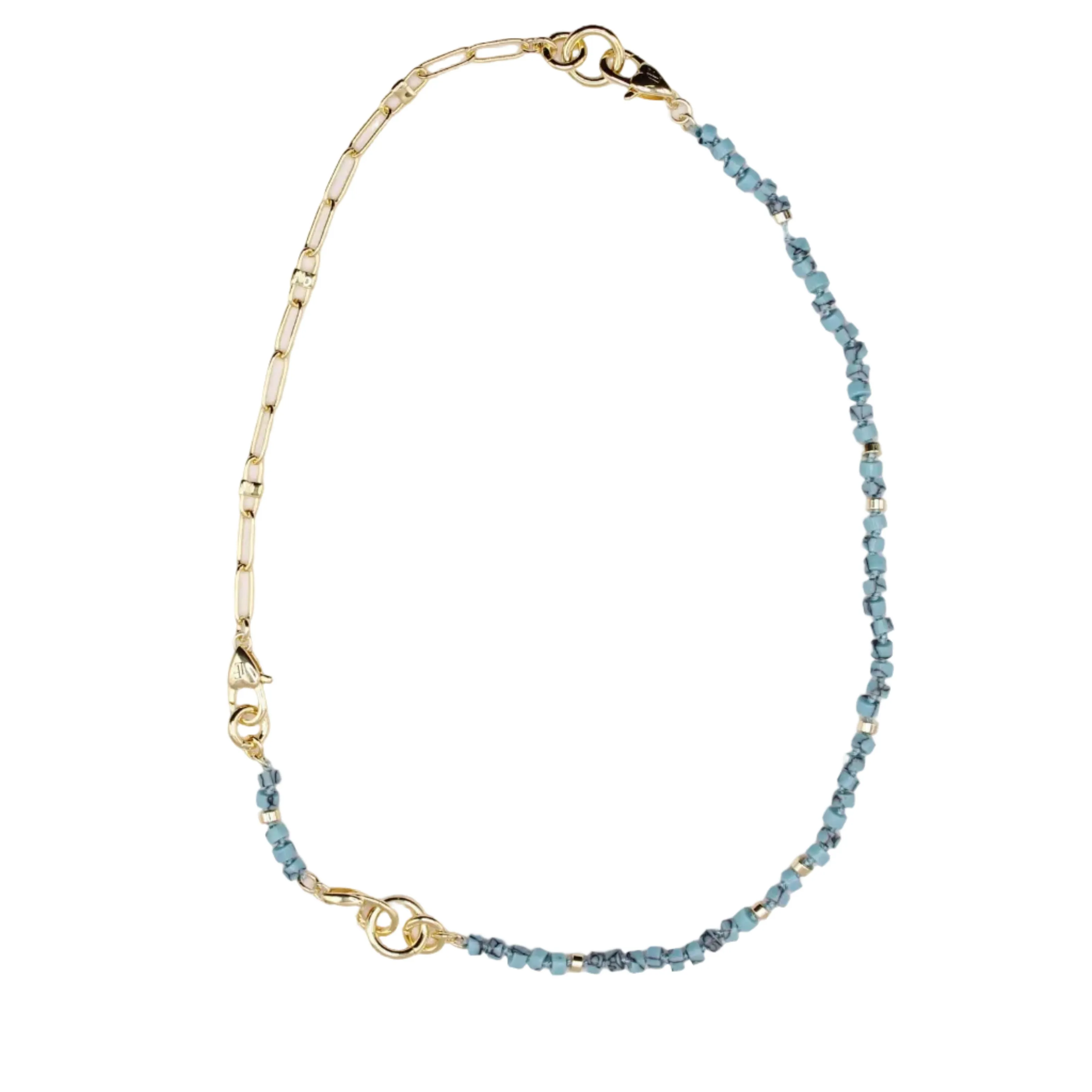 The Convertible Turquoise Necklace/Bracelet Set sold by Lulu Frost
