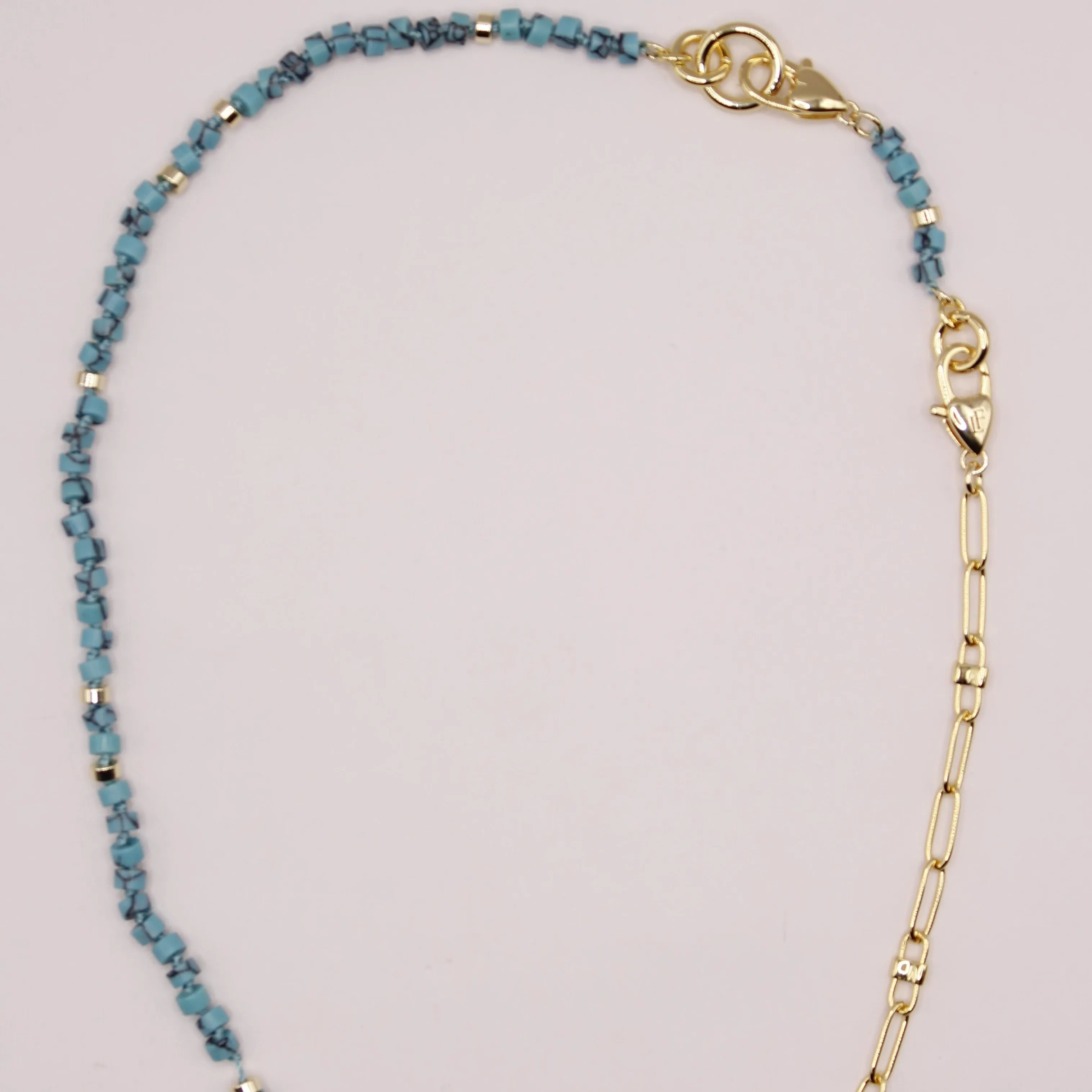 The Convertible Turquoise Necklace/Bracelet Set sold by Lulu Frost product image thumbnail 2