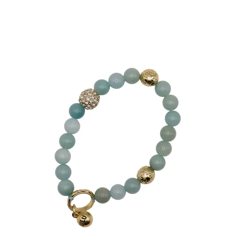 The Hera Aventurine Bracelet sold by Lulu Frost