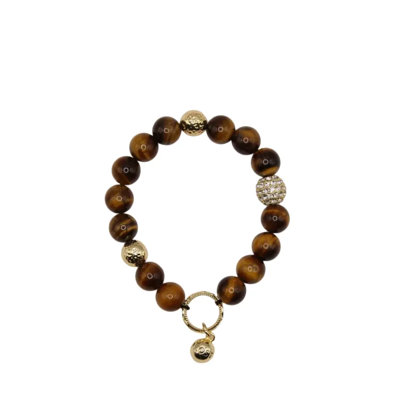 The Hera Tiger's Eye Bracelet sold by Lulu Frost