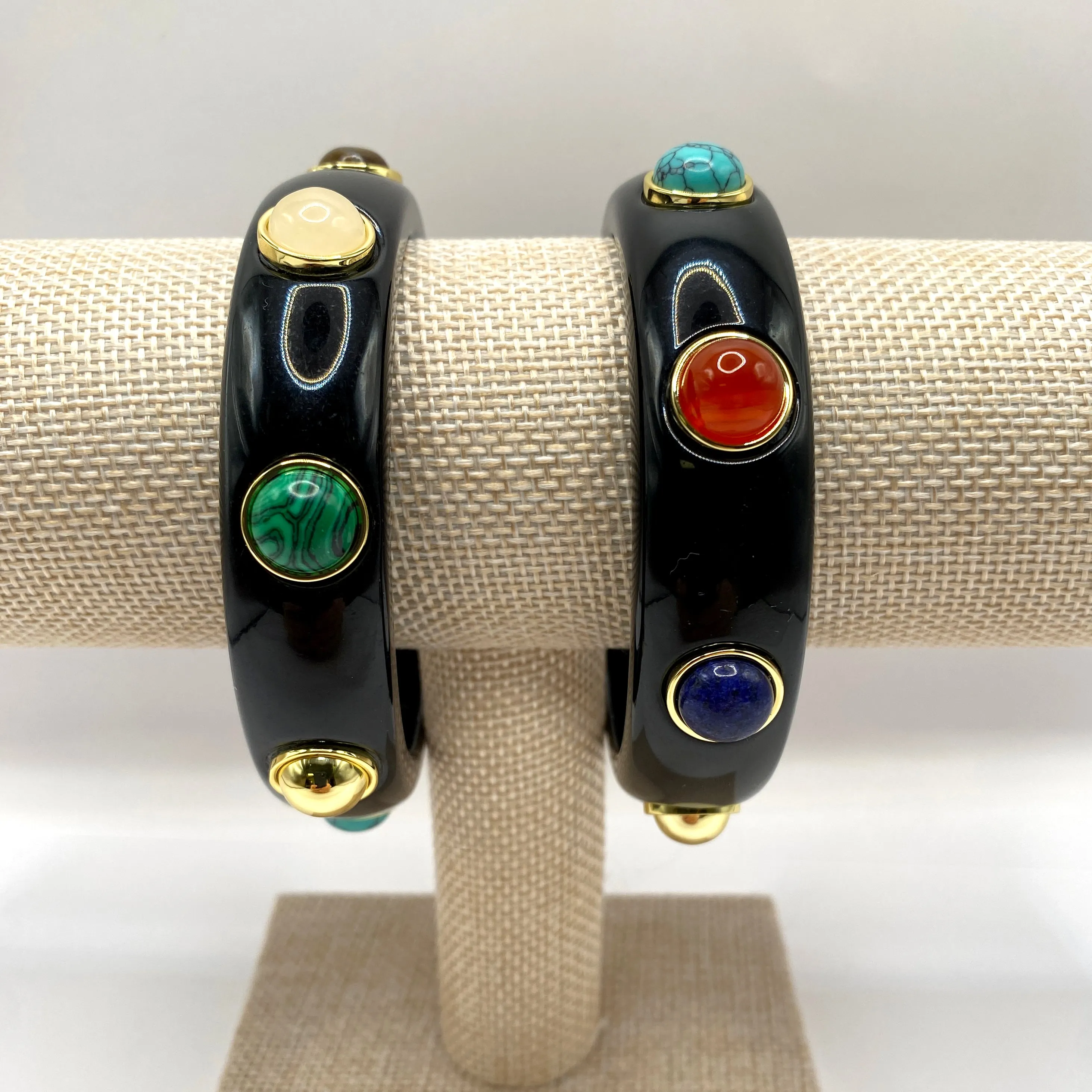 The Diana Resin Gemstone Bangle sold by Lulu Frost product image thumbnail 3
