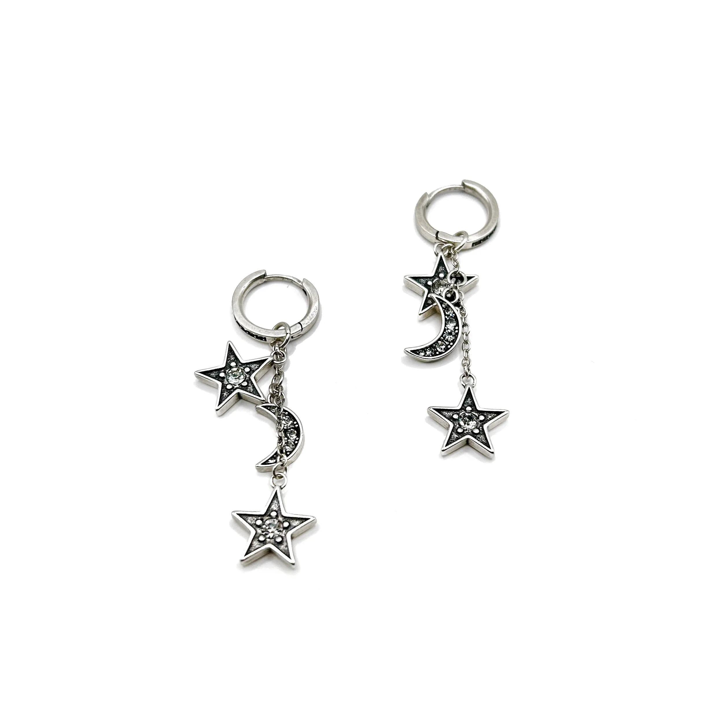 The Celestial Drop Earrings - Silver sold by Lulu Frost