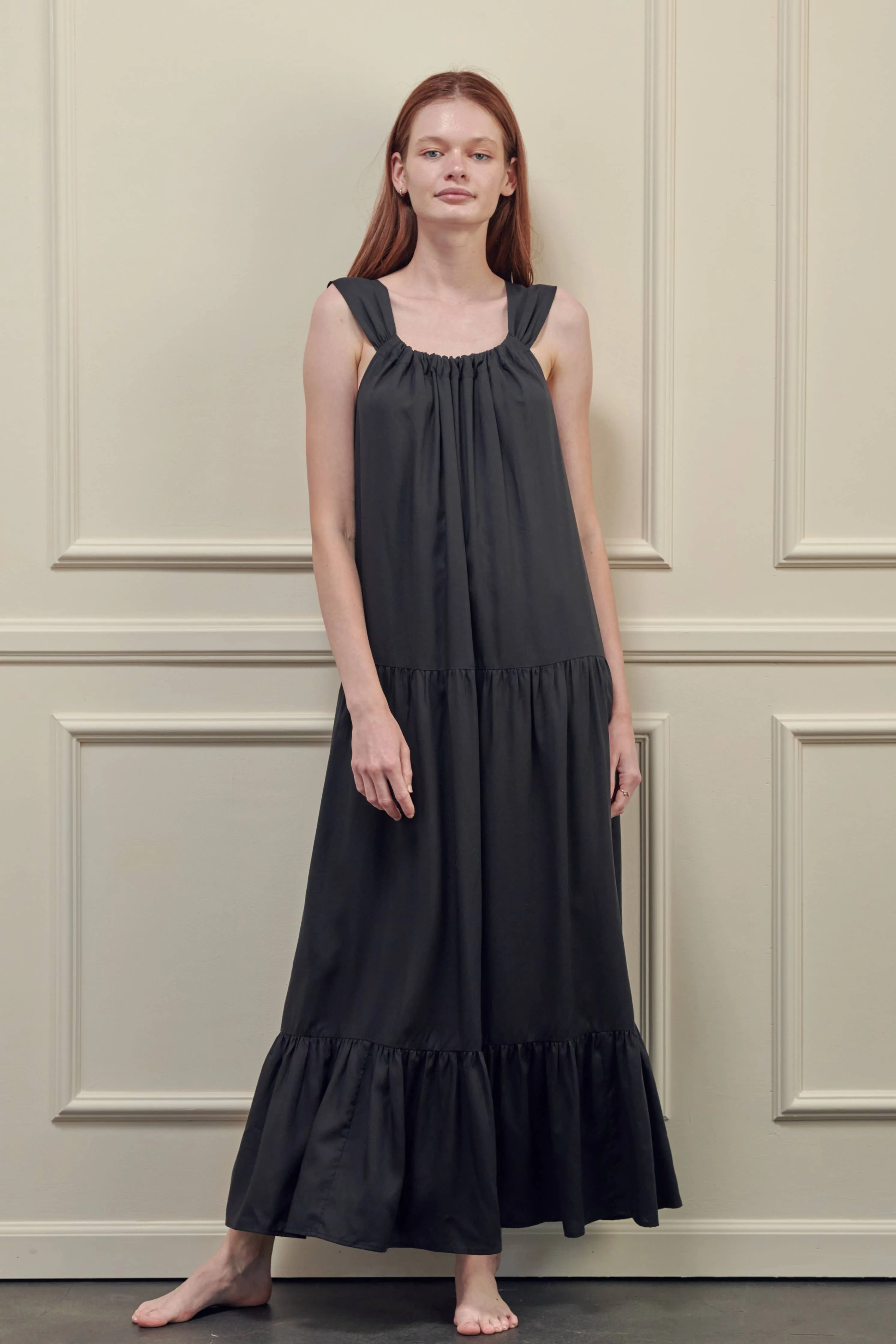 Tiered cami maxi dress sold by Lulu Frost