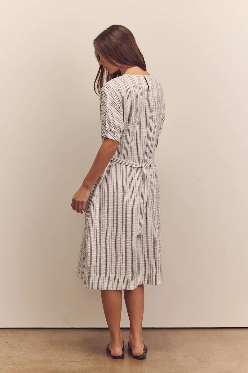 Waist shirring midi dress sold by Lulu Frost product image thumbnail 5