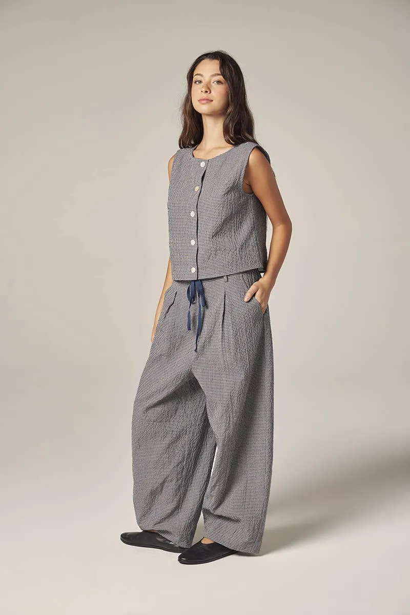 Plaid button down top sold by Lulu Frost product image thumbnail 5