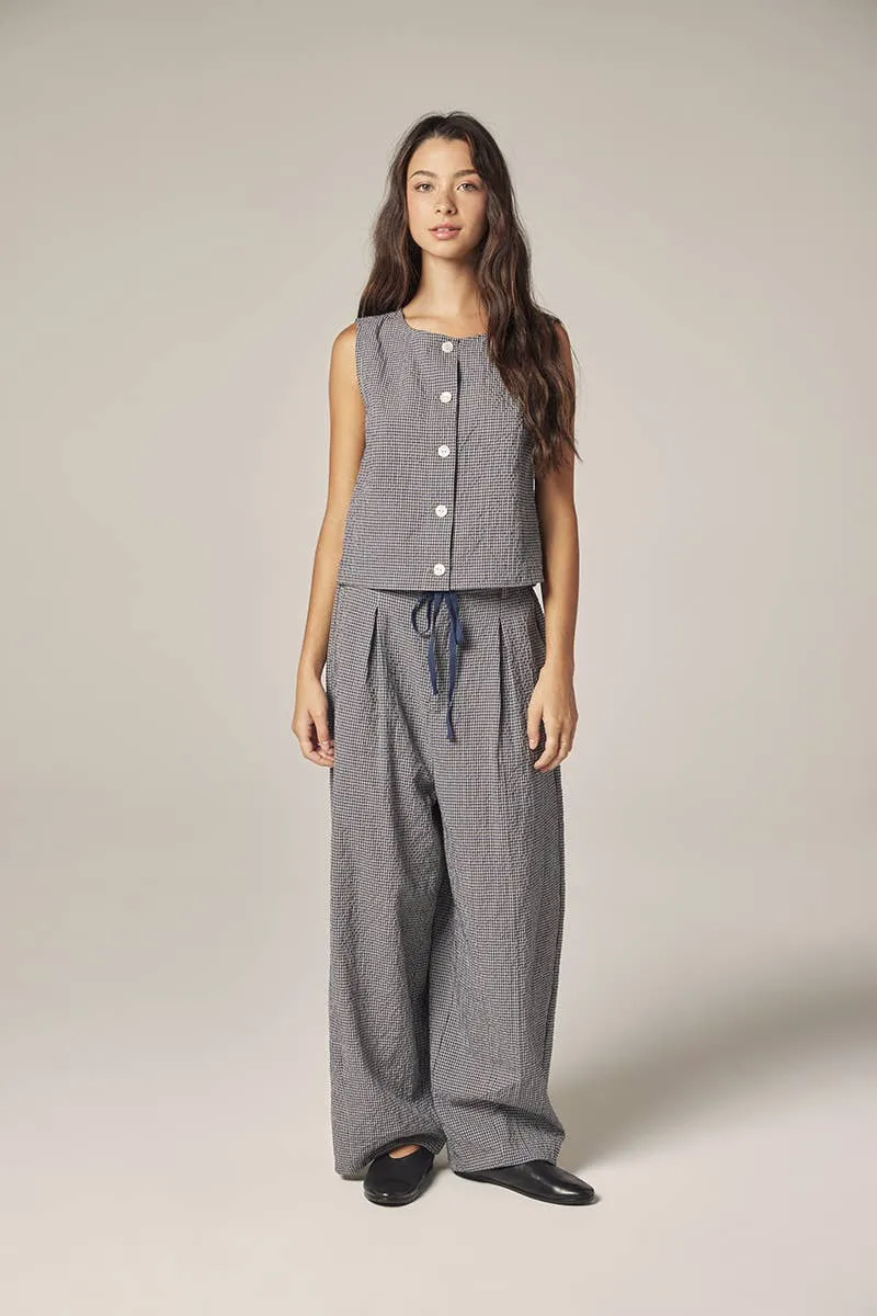 Plaid button down top sold by Lulu Frost product image thumbnail 2