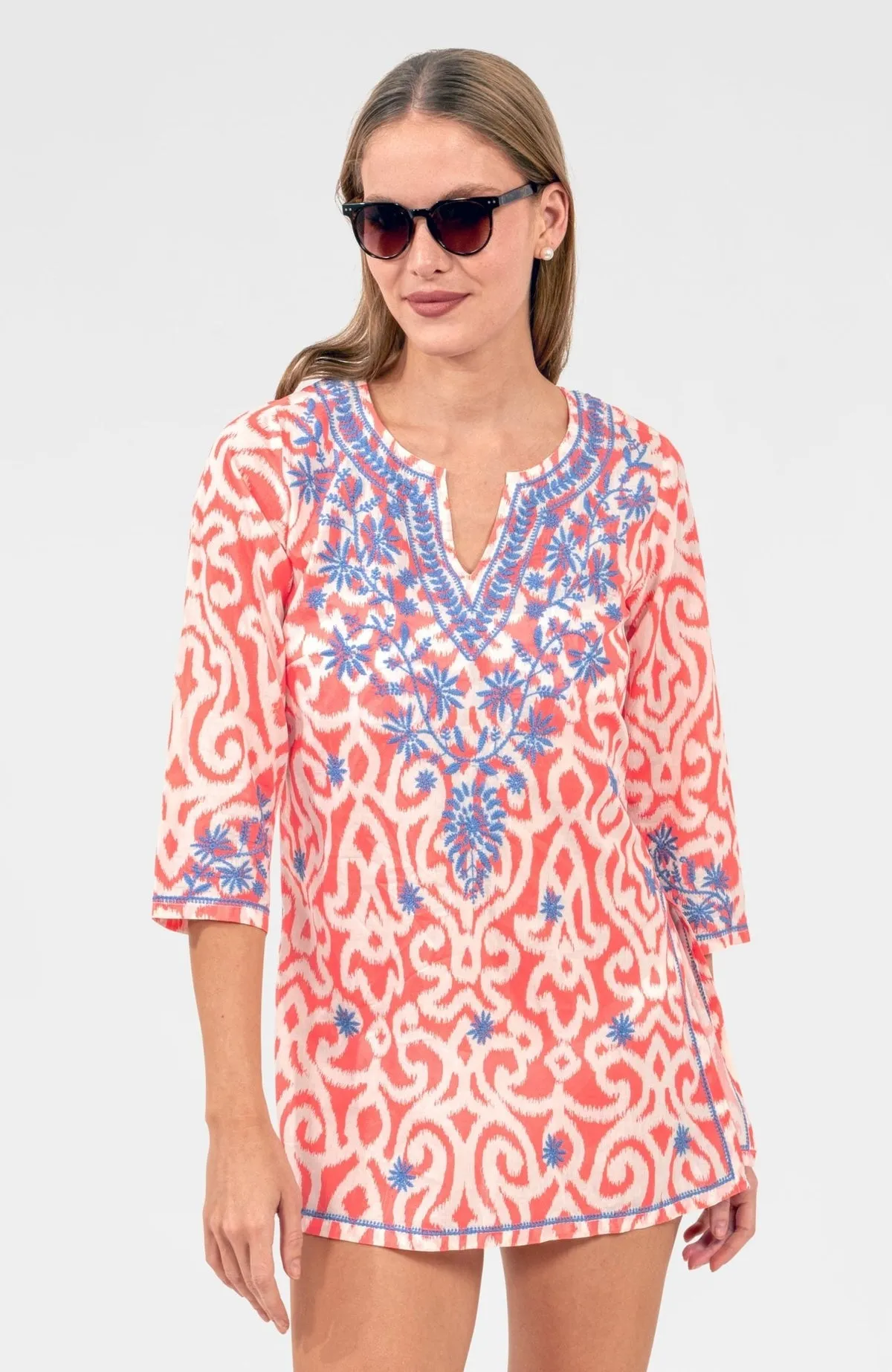 Gretchen Scott EMBROIDERED TUNIC AB sold by Lulu Frost