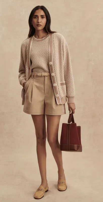 Varley Tarran Stitch Knit Cardigan made by Varley