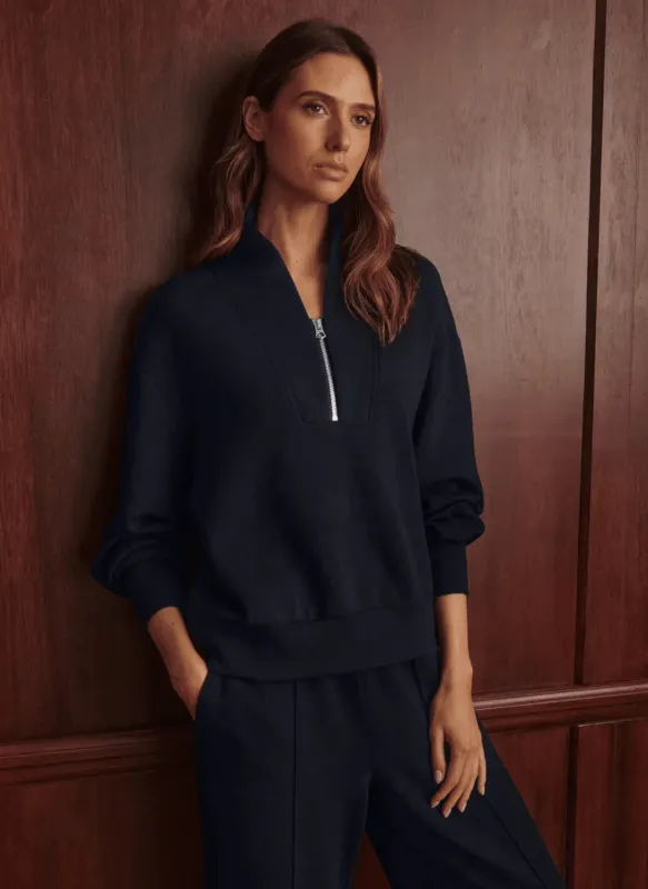 Varley Davidson Sweat Zip-Up Top made by Varley