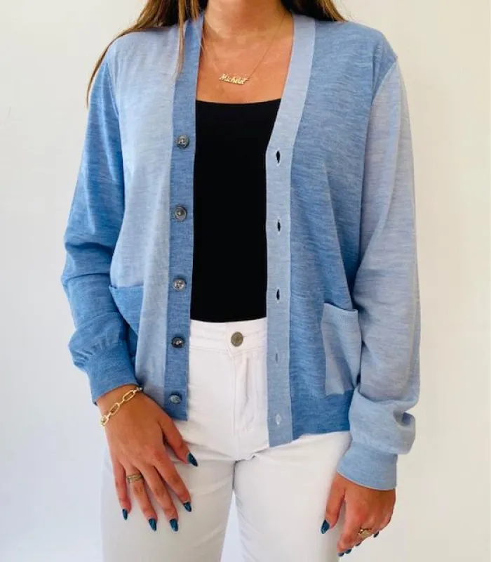 Eolas Adrian Color Blocked Cardigan made by Lulu Frost