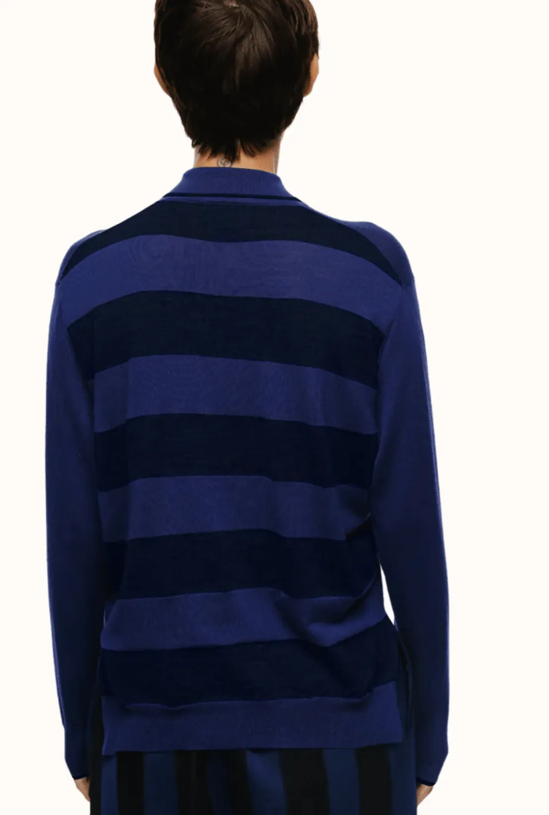 Eolas Cass Polo in Extra Fine Merino Wool sold by Lulu Frost product image thumbnail 3