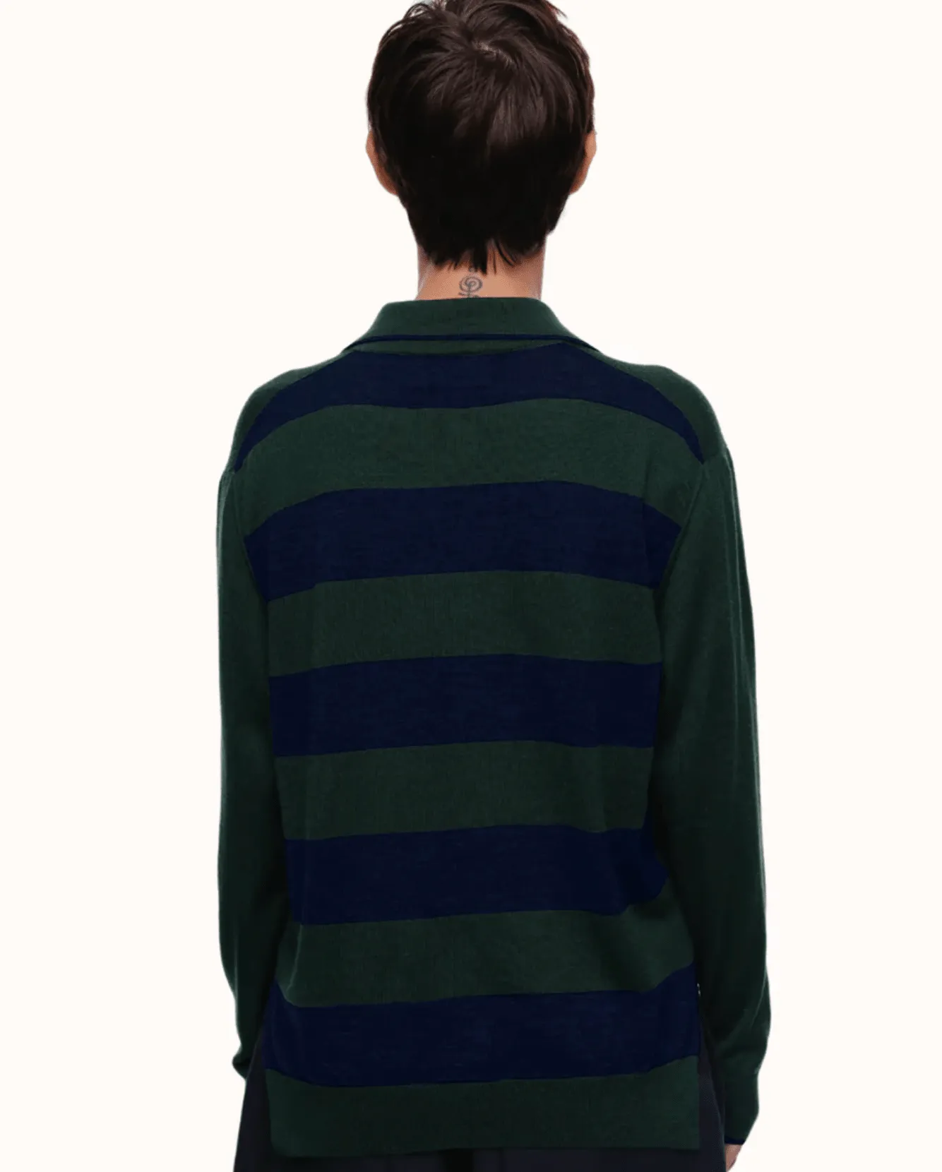 Cass Polo in Extra Fine Merino Wool sold by Lulu Frost product image thumbnail 2