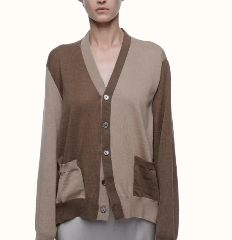 Eolas Adrian Color Blocked Cardigan made by Lulu Frost