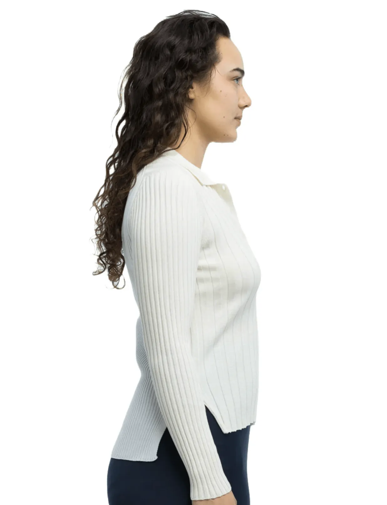 Eolas Lottie ribbed collar sweater sold by Lulu Frost product image thumbnail 2