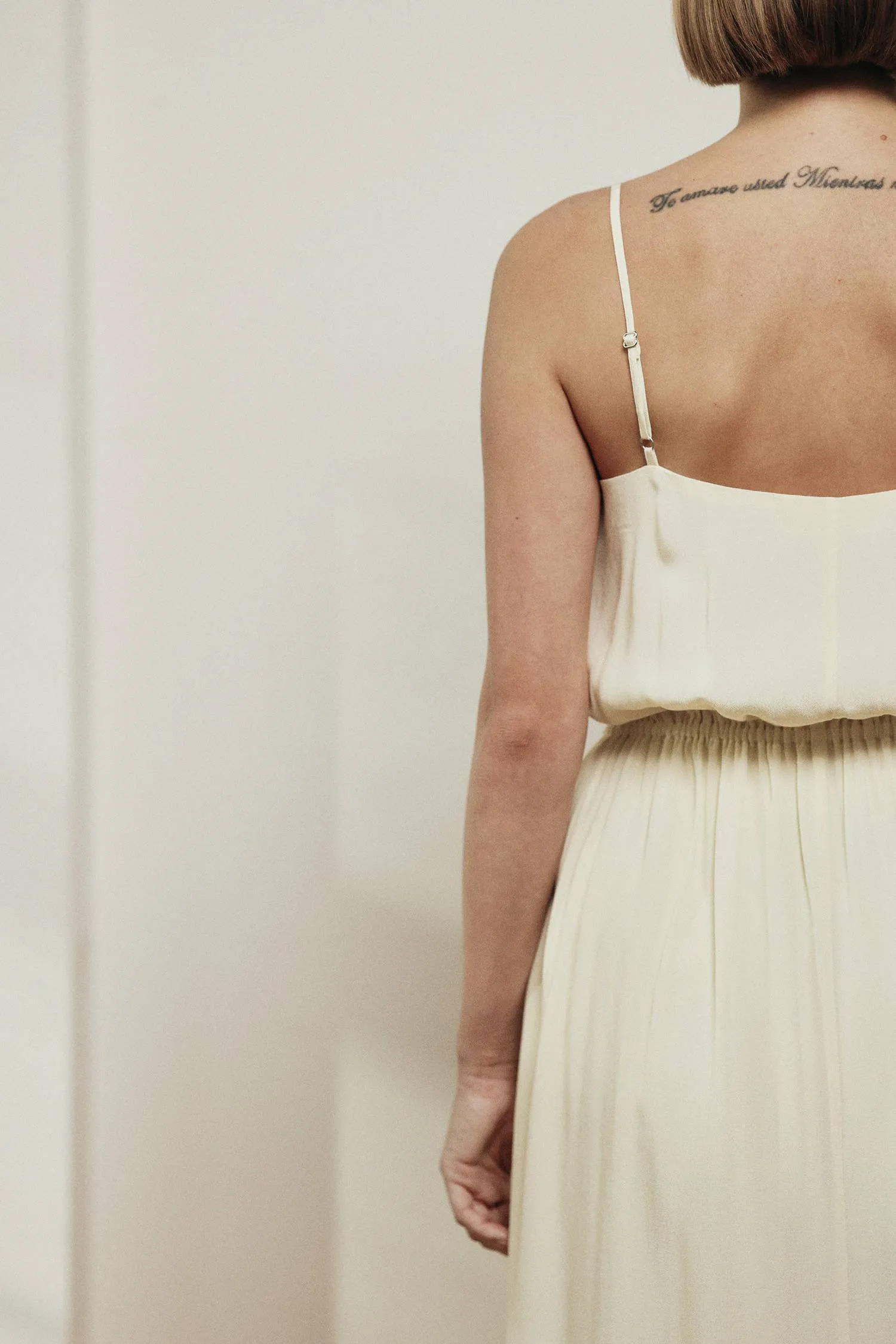 Amente Front Tie Slip Maxi Dress sold by Lulu Frost product image thumbnail 4