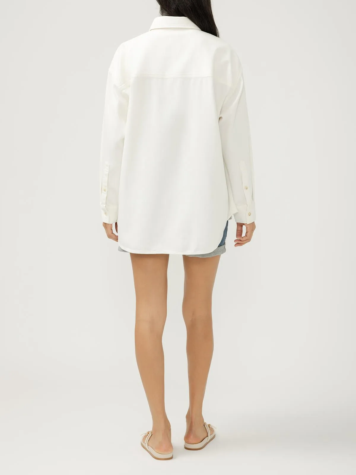 Silver Jeans Relaxed Button-Up Beach Shirt sold by Lulu Frost product image thumbnail 2
