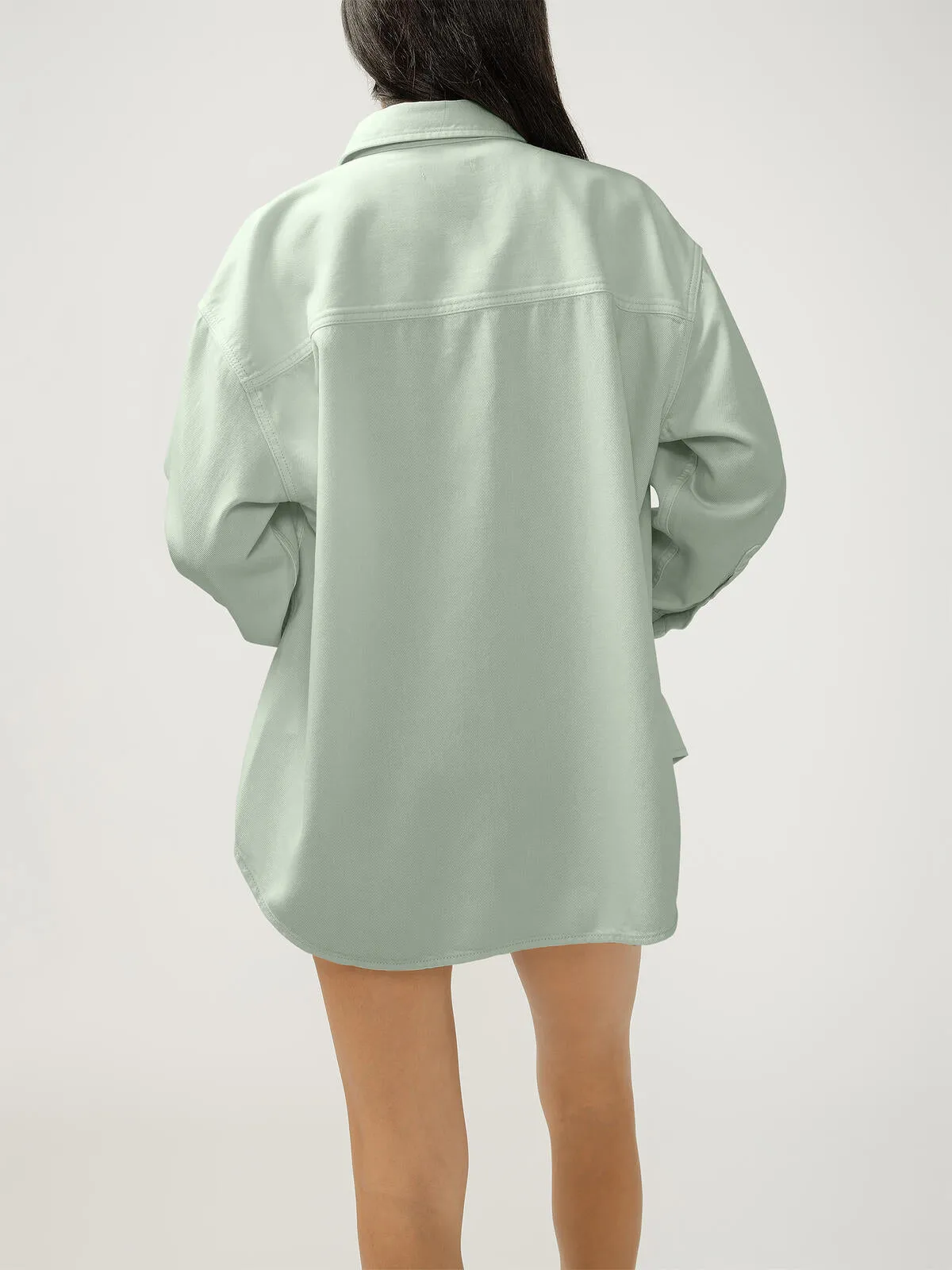 Silver Jeans Relaxed Button-Up Beach Shirt sold by Lulu Frost product image thumbnail 4