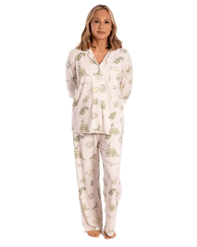 Oyster and Arrow - North Fork Women's Pajama Set made by Lulu Frost