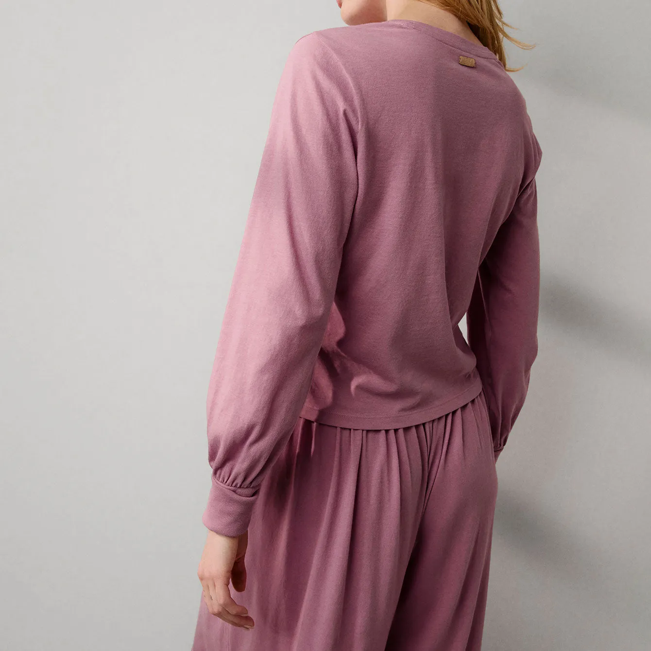 Organic Pima Crew Neck Long Sleeve sold by lunya product image thumbnail 2