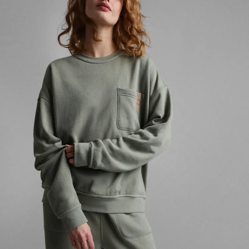 Silksweats™ Midweight Reversible Pocket Sweatshirt sold by lunya