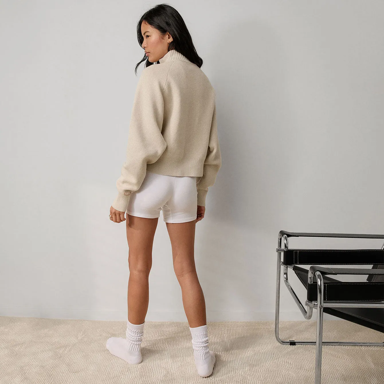 Cottonsilk™ Bomber Zip Up sold by lunya product image thumbnail 2