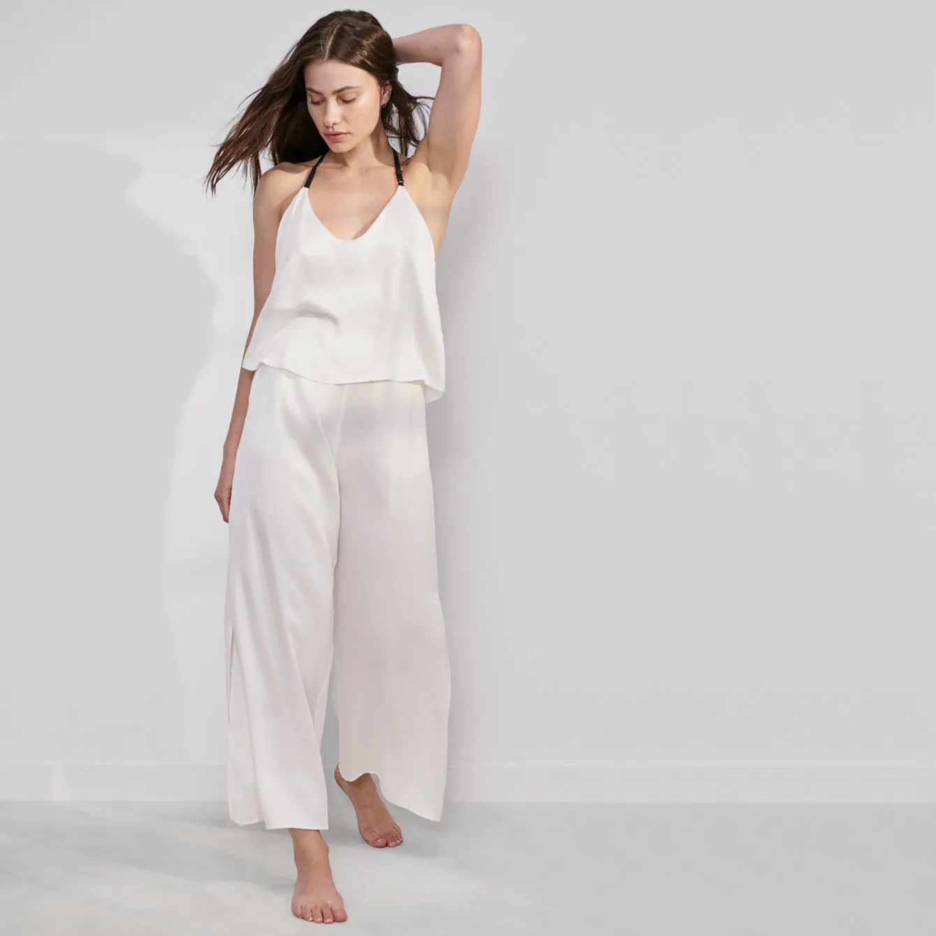 Washable Silk Cami Pant Set sold by lunya