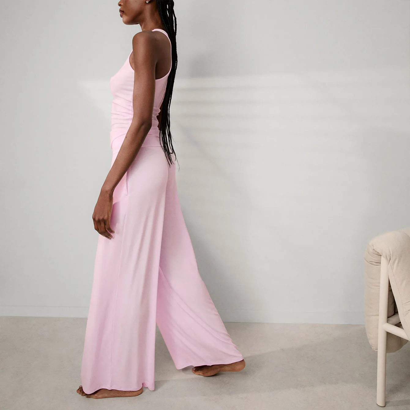 Soft Modal Rib Foldover Pant sold by lunya product image thumbnail 4