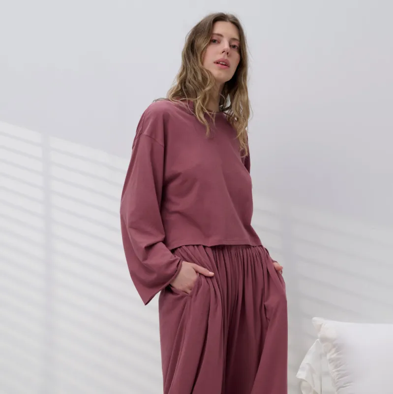 Organic Pima Wide Sleeve Tee sold by lunya