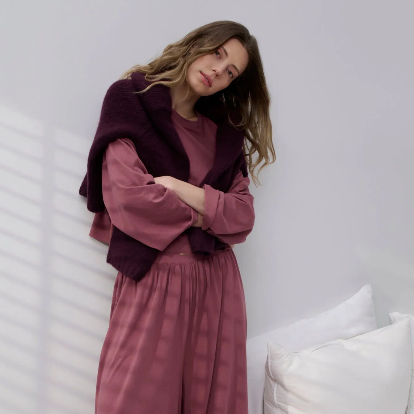 Organic Pima Wide Sleeve Tee sold by lunya product image thumbnail 2