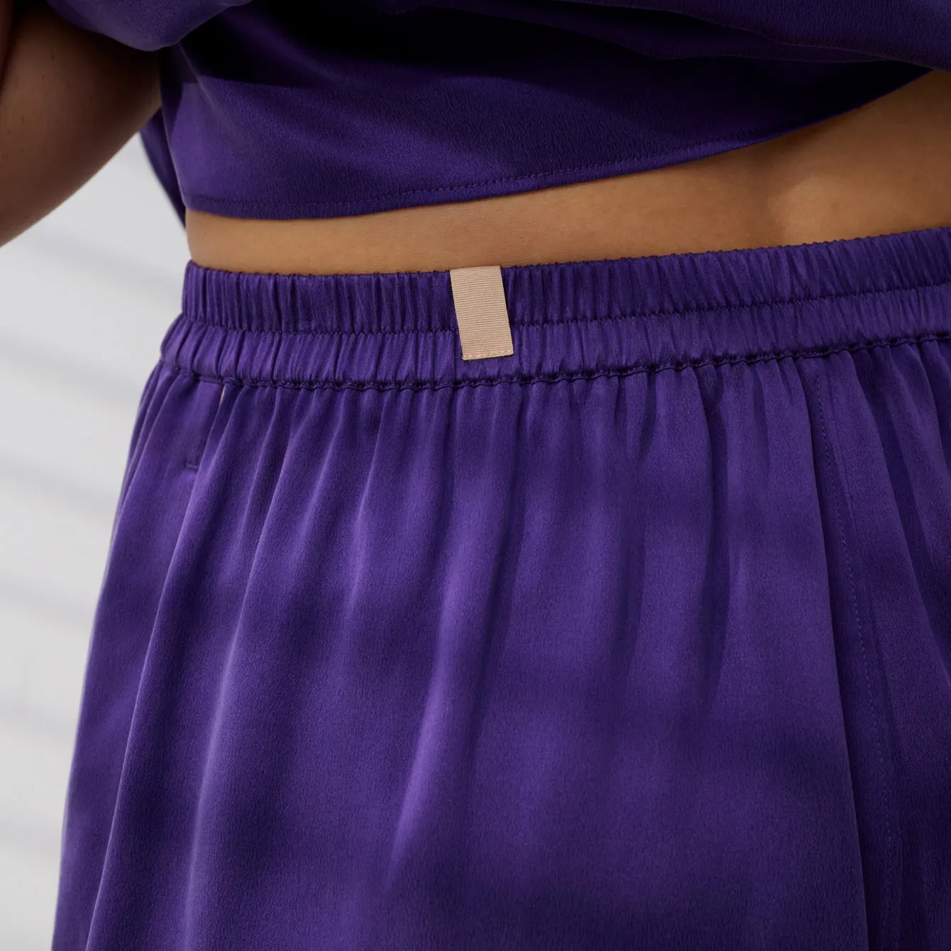 Washable Silk Tee Short Set sold by lunya product image thumbnail 4