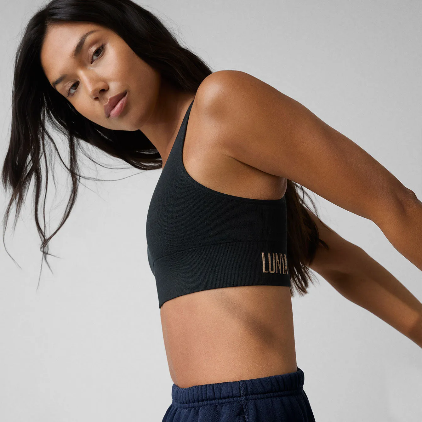 Seamless Modal Racer Bralette sold by lunya product image thumbnail 2