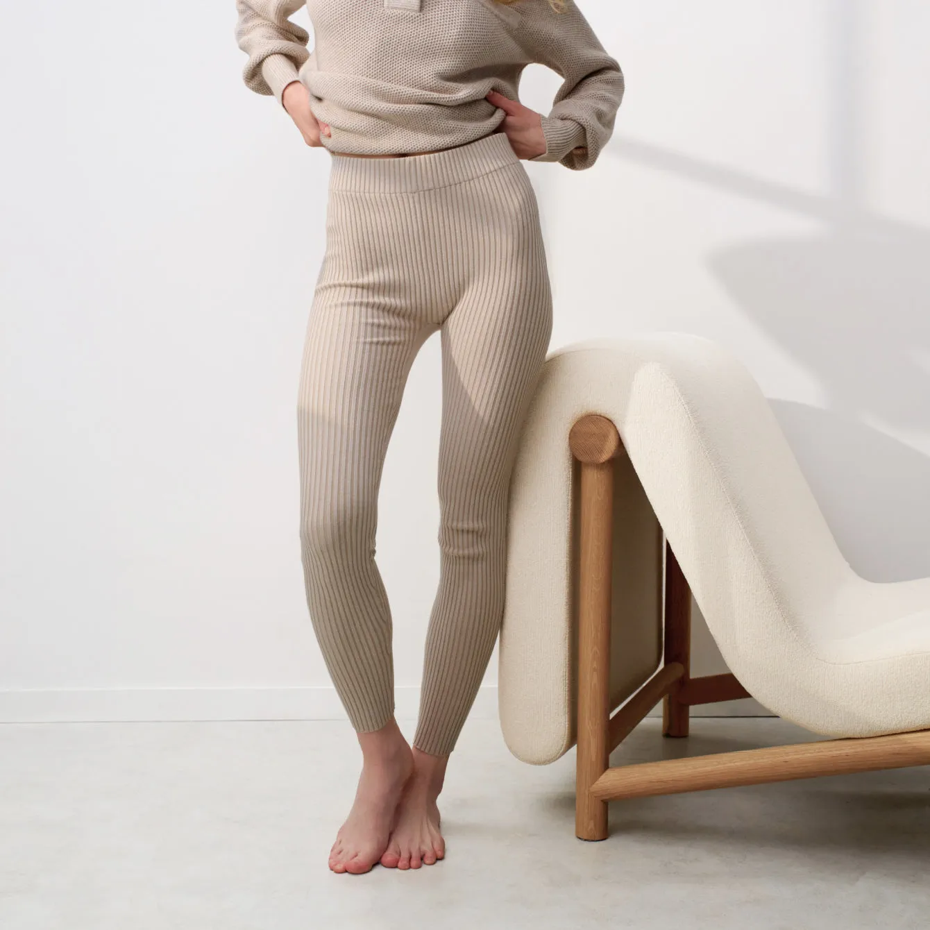 Cottonsilk™ Ribbed Legging sold by lunya