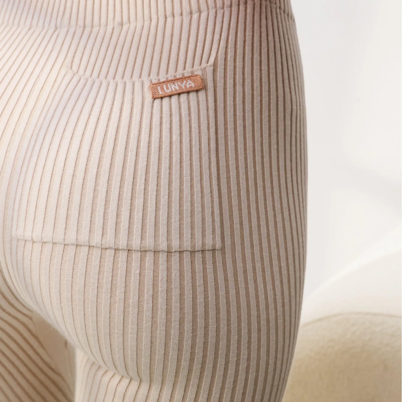 Cottonsilk™ Ribbed Legging sold by lunya product image thumbnail 3