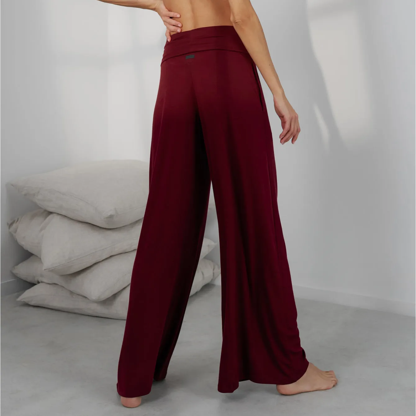 Soft Modal Rib Foldover Pant sold by lunya product image thumbnail 3