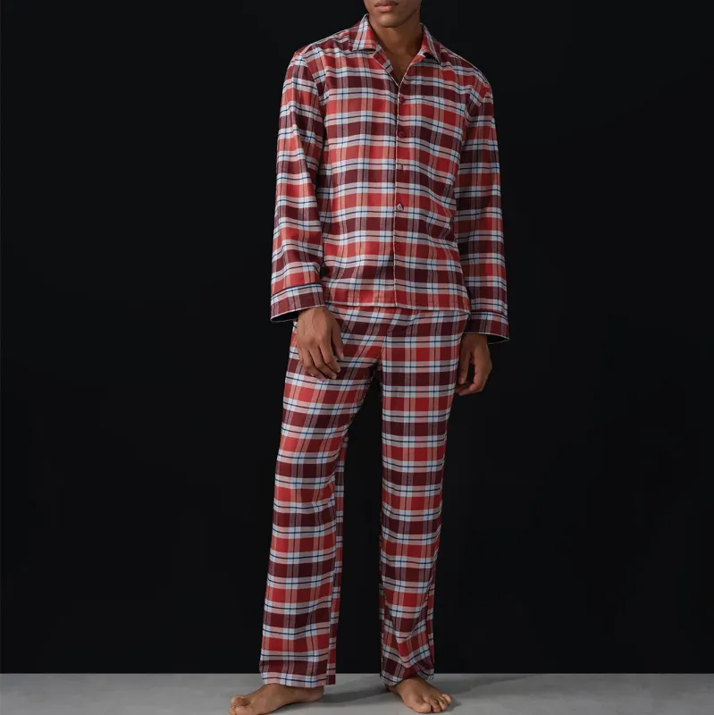 Men's Brushed Flannel Button Up Set sold by lunya