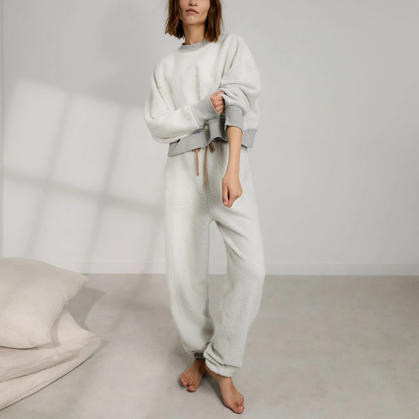 Silksweats™ Midweight Reversible Seamed Jogger sold by lunya product image thumbnail 4