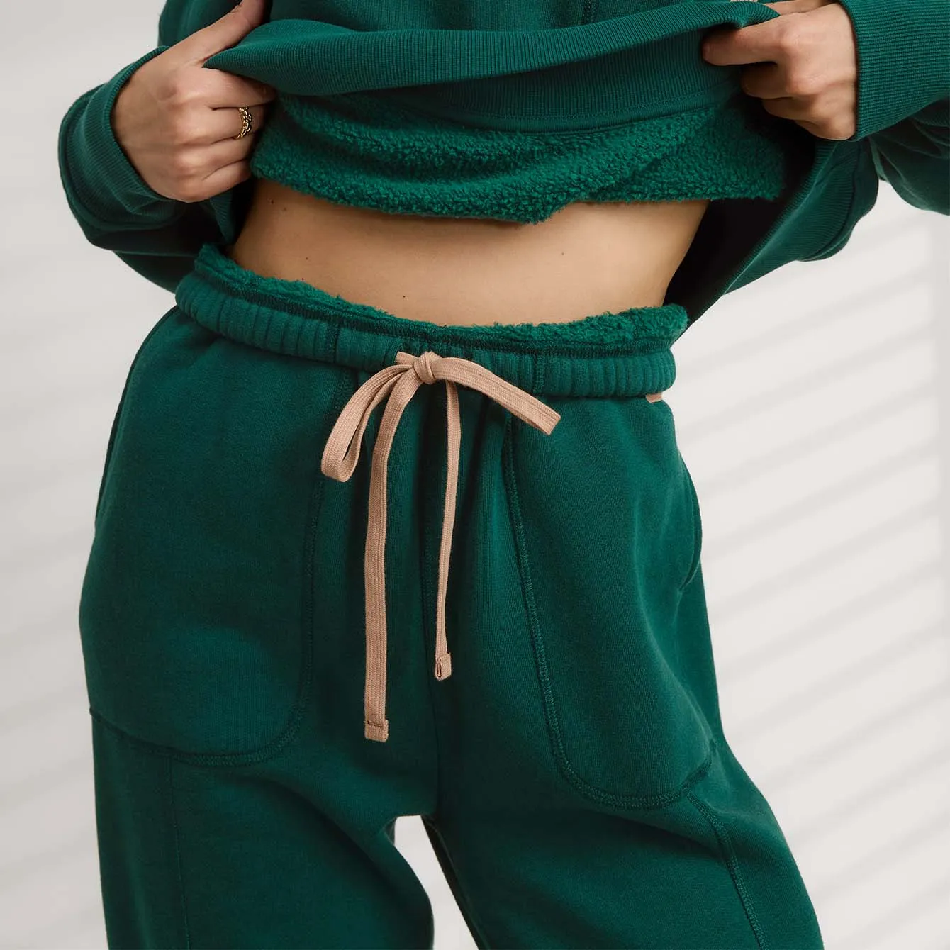 Silksweats™ Midweight Reversible Seamed Jogger sold by lunya product image thumbnail 2