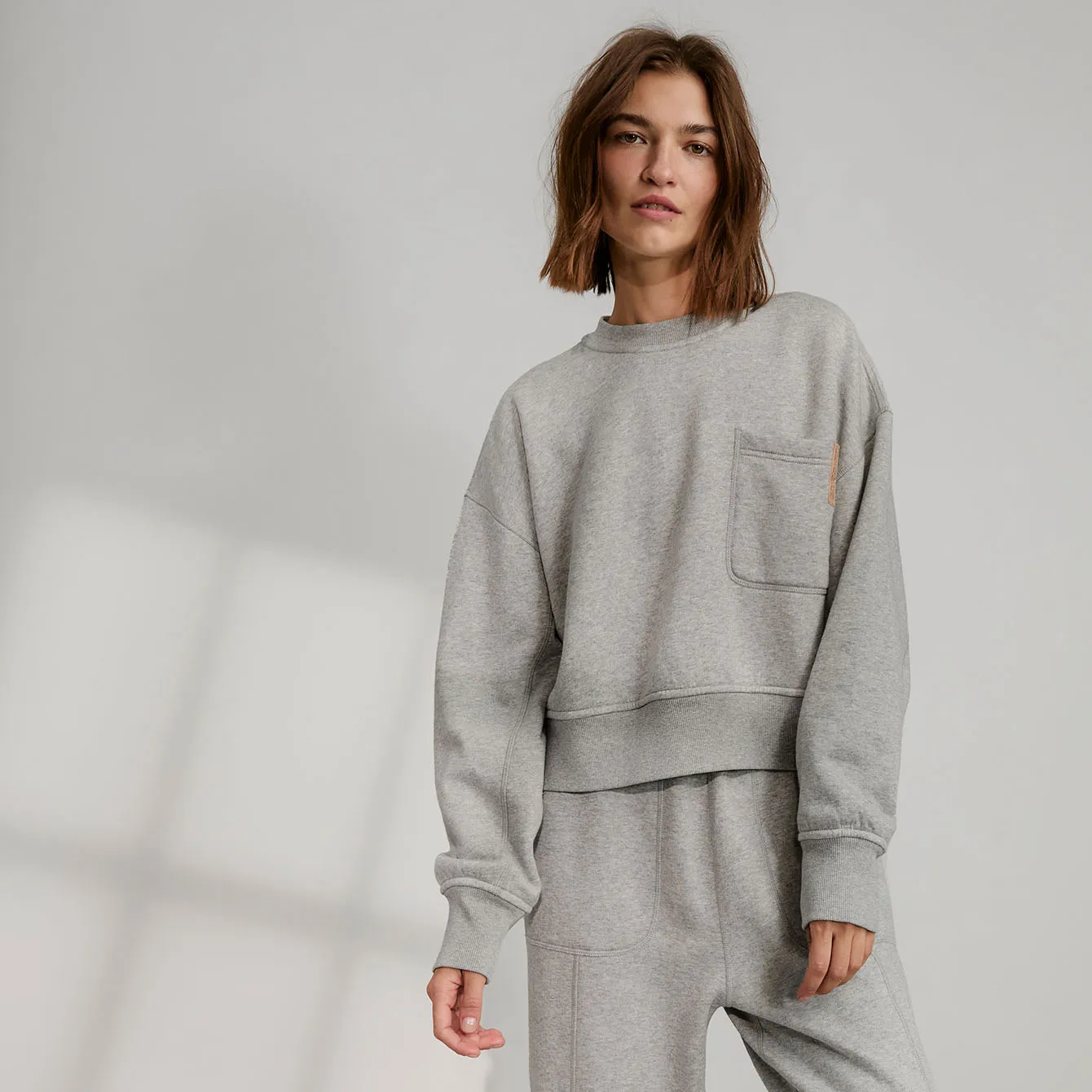 Silksweats™ Midweight Reversible Relaxed Boxy Pullover sold by lunya
