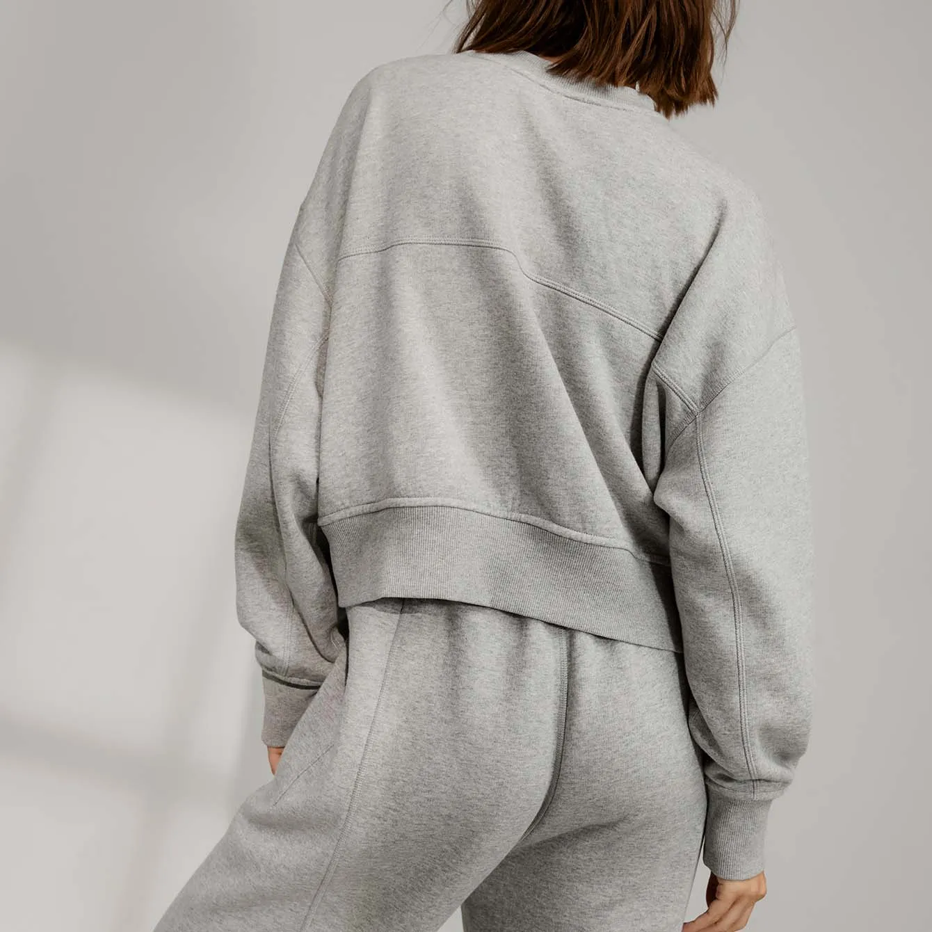 Silksweats™ Midweight Reversible Relaxed Boxy Pullover sold by lunya product image thumbnail 2