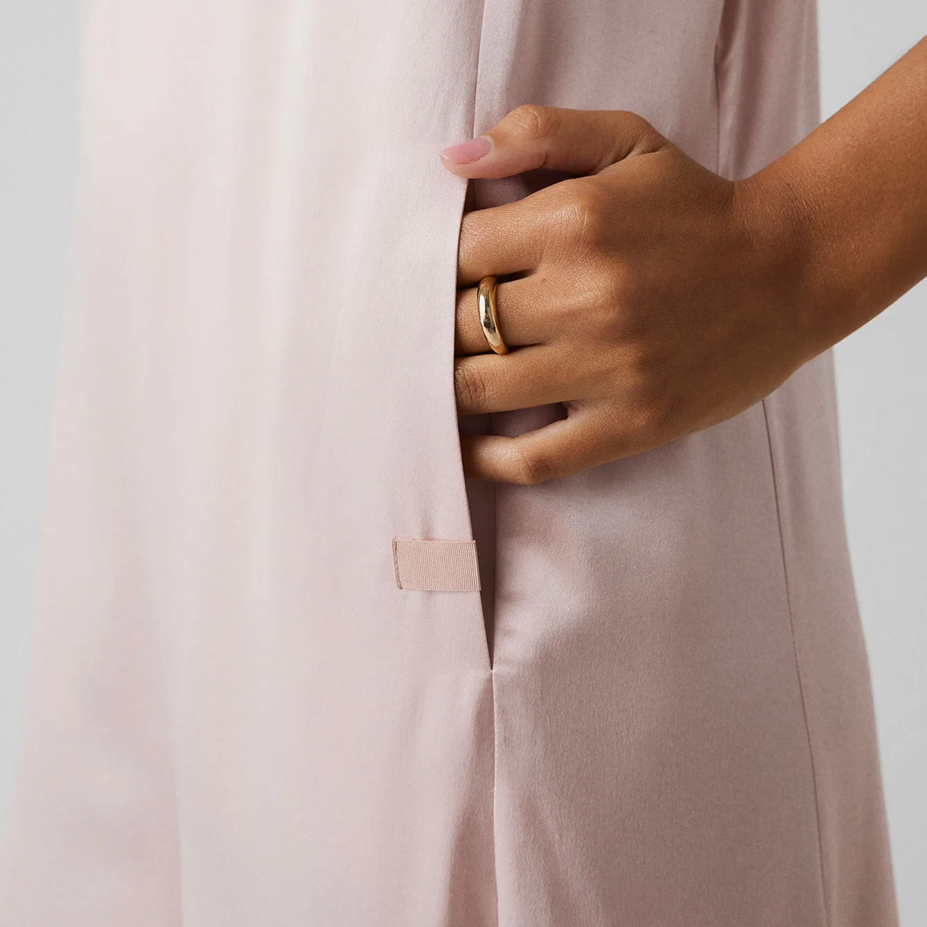 Washable Silk Elastic Strap Jumpsuit sold by lunya product image thumbnail 4