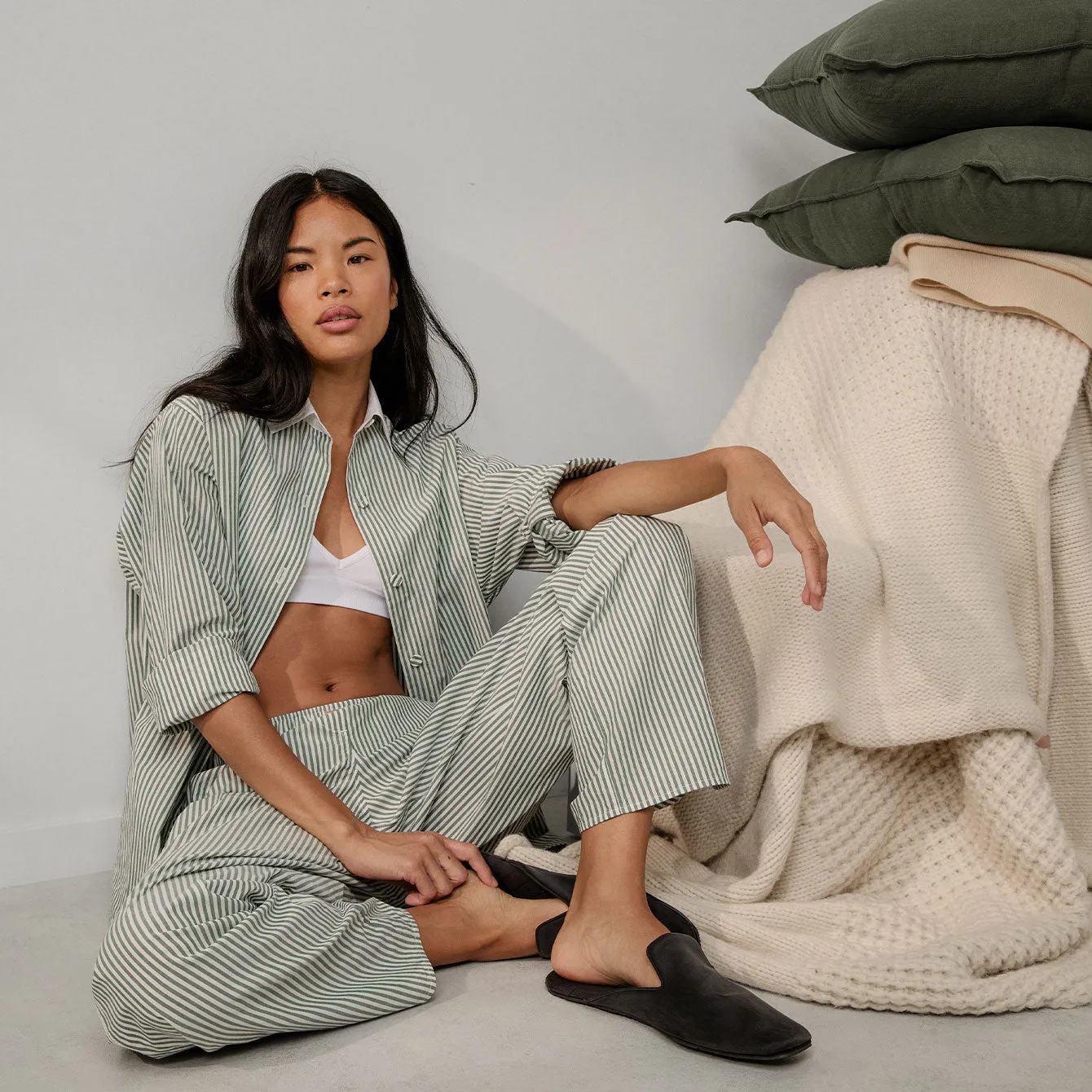 Airy Cotton Straight Leg Pant sold by lunya product image thumbnail 3