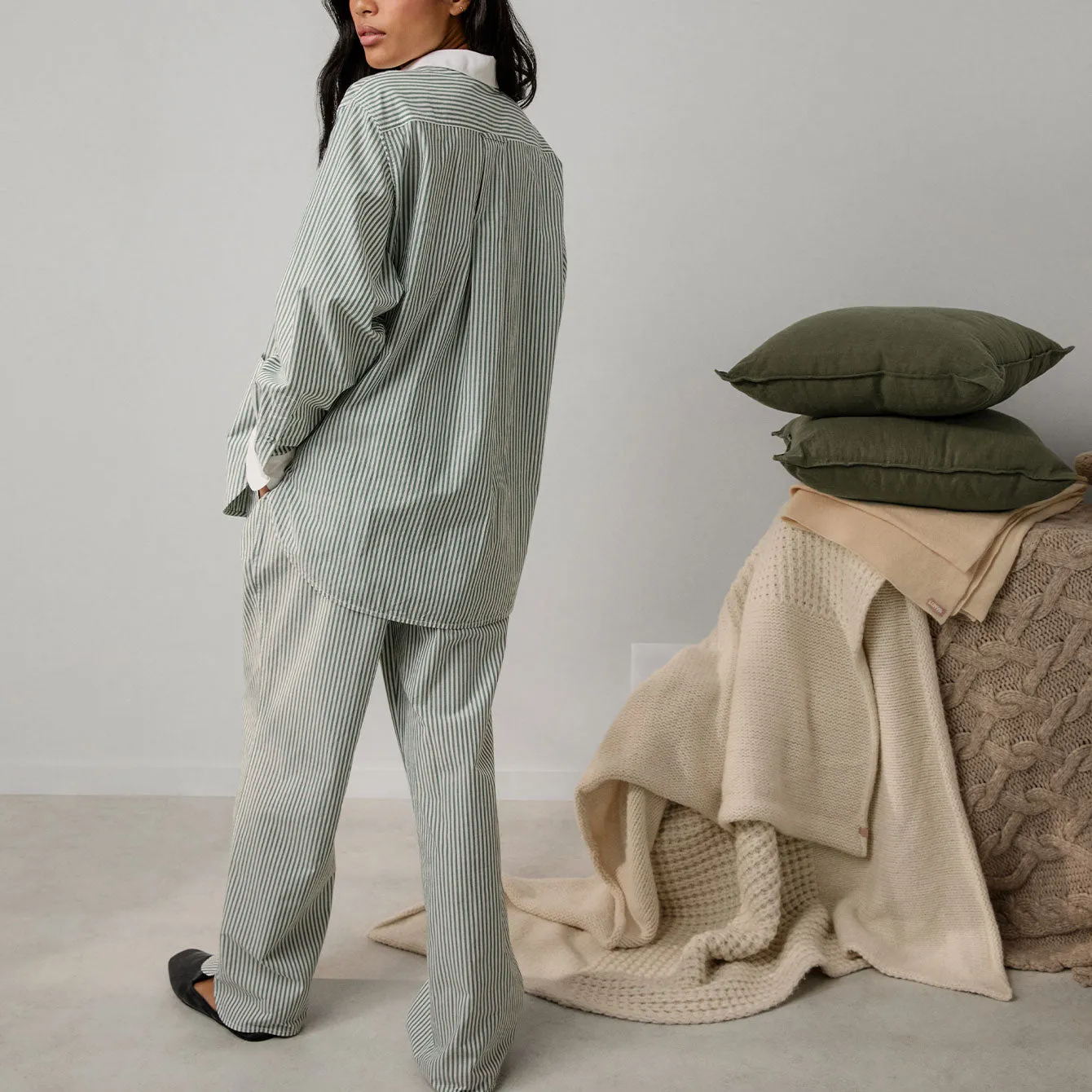 Airy Cotton Straight Leg Pant sold by lunya product image thumbnail 5