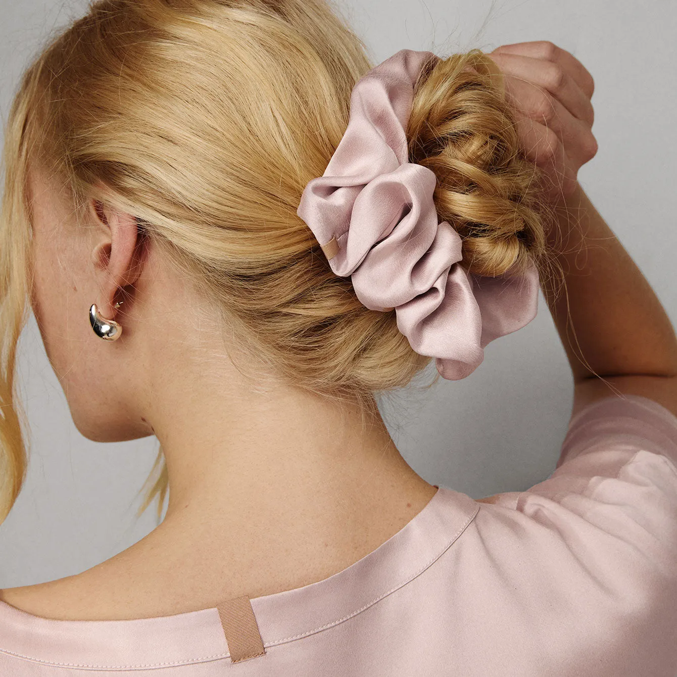 Washable Silk Classic Scrunchie sold by lunya product image thumbnail 2