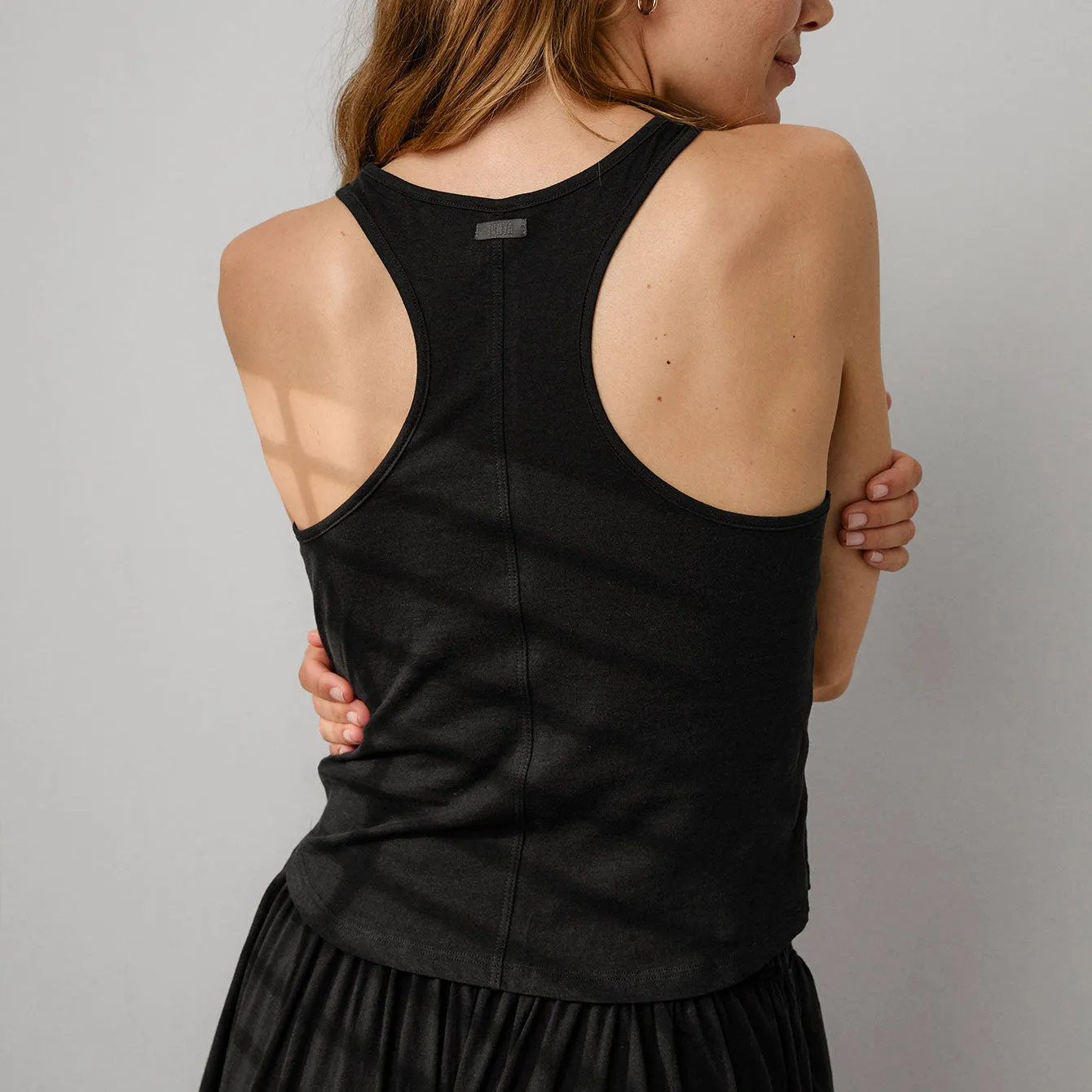 Organic Pima Curved Hem Tank sold by lunya product image thumbnail 2
