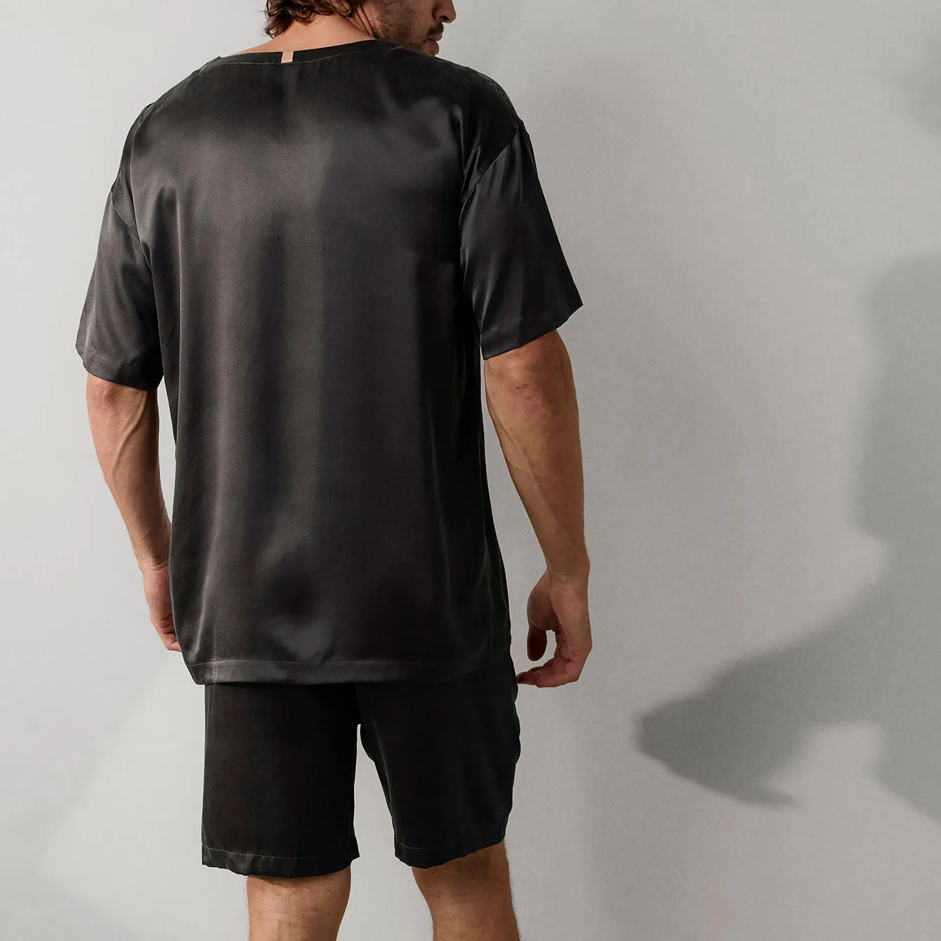 Men's Washable Silk Short Set sold by lunya product image thumbnail 2